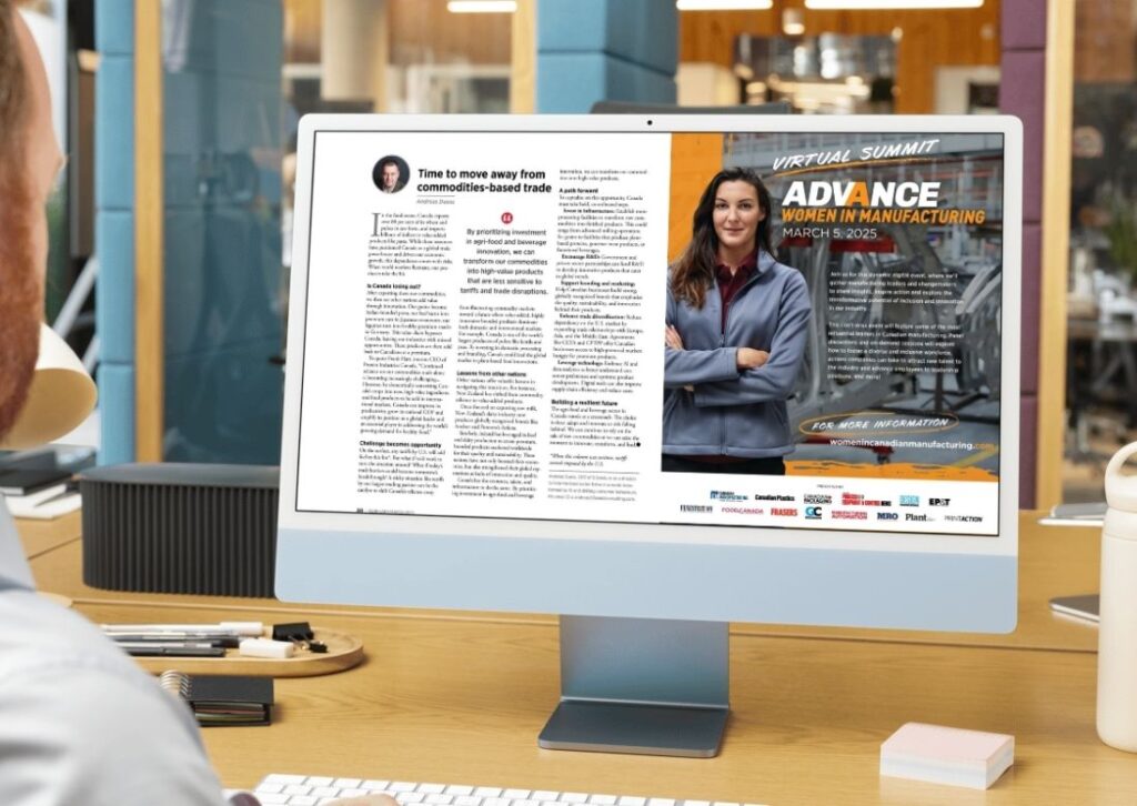 Andreas Duess Food in Canada Magazine Opinion Column